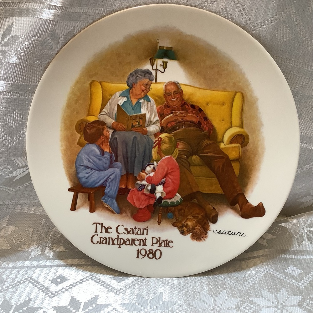 Knowles Collector Plate The Bedtime Story Vintage 1980
